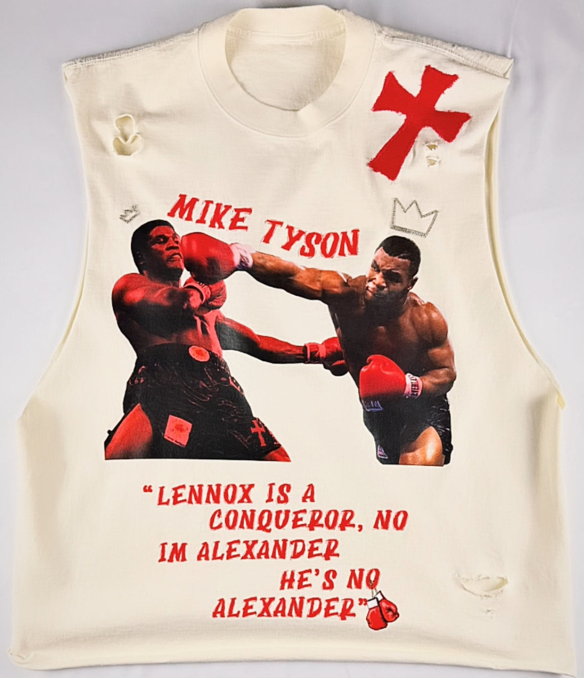 TYSON- CONQUERORS CUT-OFF T-SHIRT FOR MEN