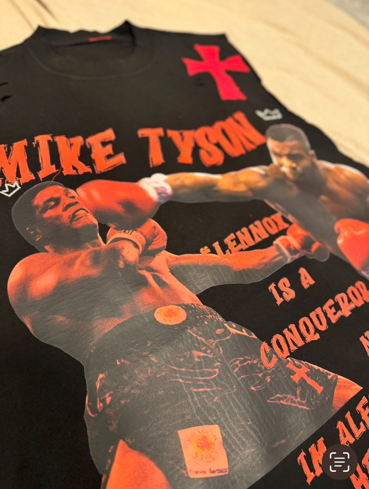 TYSON- CONQUERORS CUT-OFF T-SHIRT FOR MEN