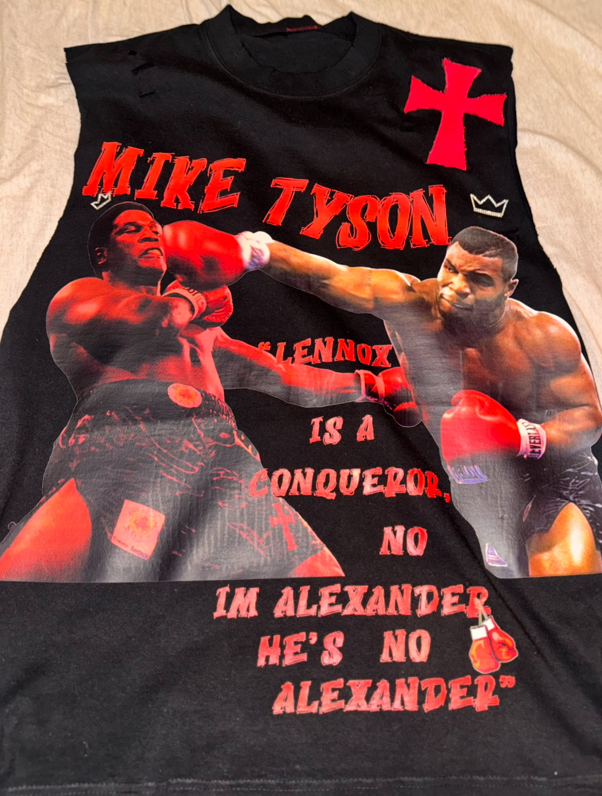 TYSON- CONQUERORS CUT-OFF T-SHIRT FOR MEN