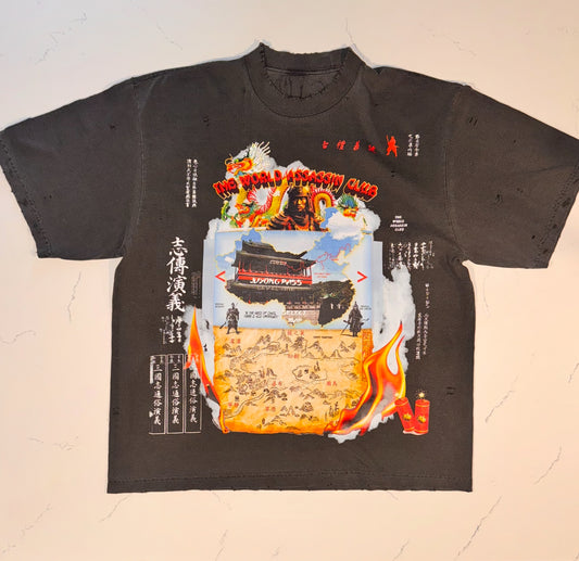 BATTLE AT THE GREAT WALL- THE WORLD ASSASSIN CLUB GRAPHIC T-SHIRT