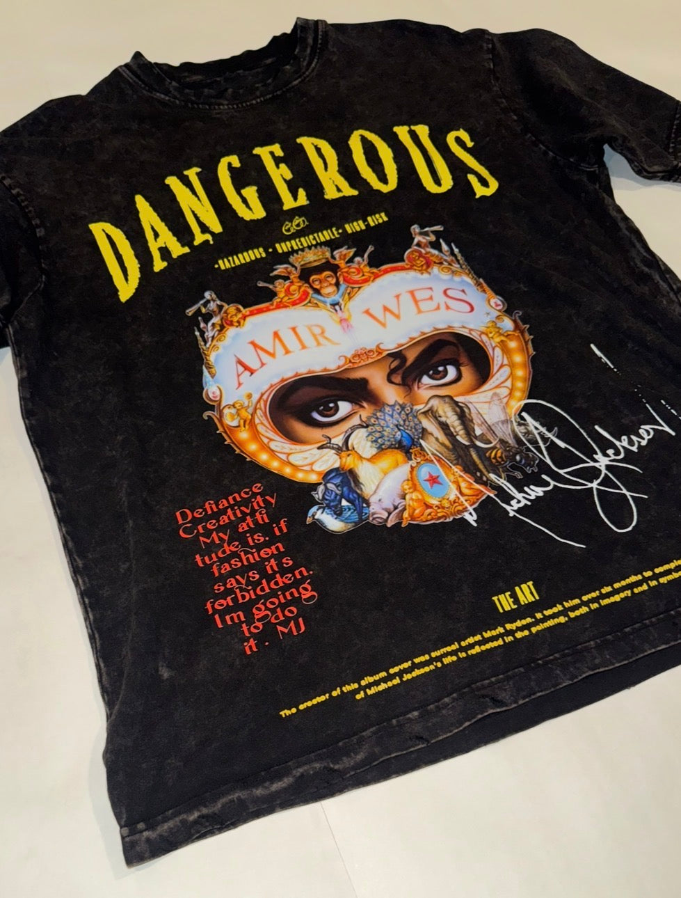 DANGEROUS GRAPHIC TEE SHIRT