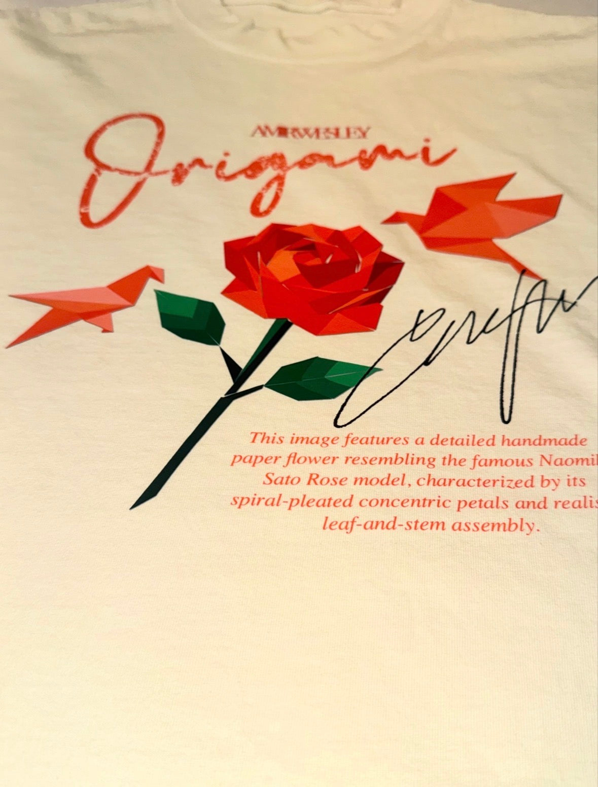 ORIGAMI GRAPHIC TEE SHIRT